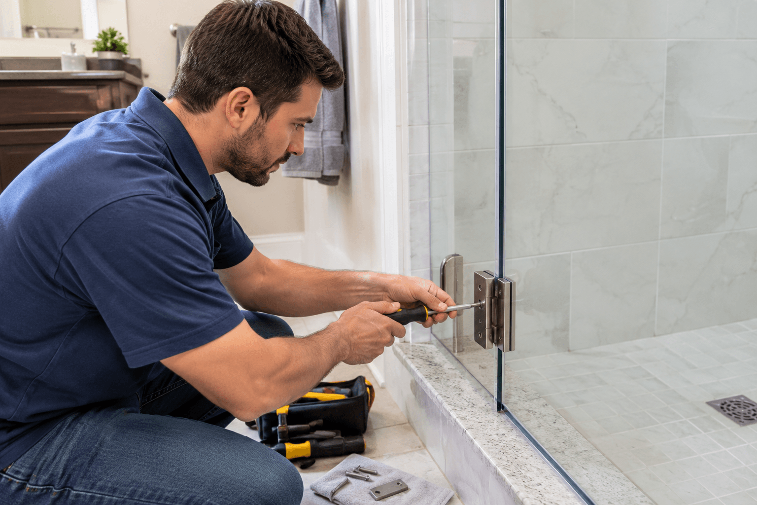 How to Fix Shower Door